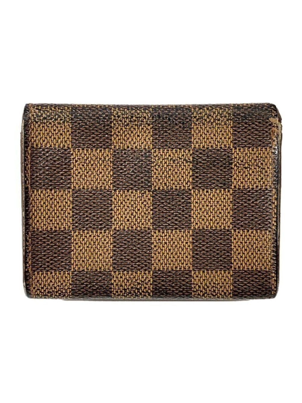 Louis Vuitton Envelope de Damier Wallet Brown Visite Carte Ebene Brown